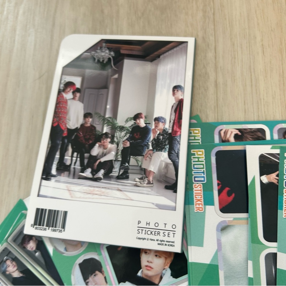BTS Soobin Yeonjun Bag Charm 16 Piece Sticker Set Tomorrow X Together Sega Korea - Picture 4 of 6